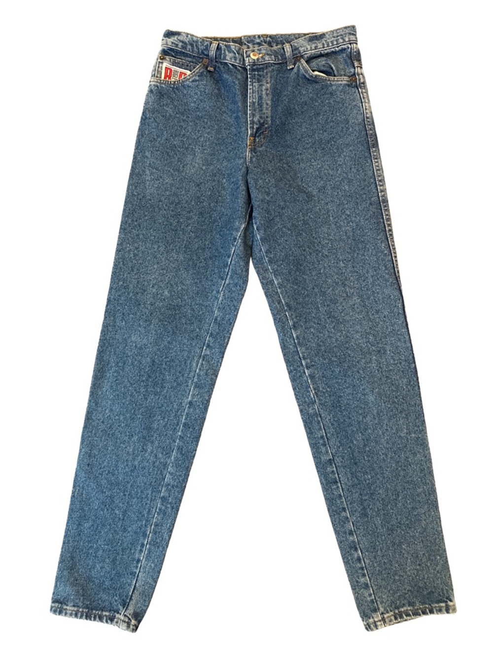 Bugle Boy Red Logo Medium Blue Denim Jeans